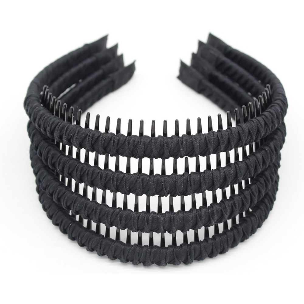 Black fashion headbands hair accessories non slip Men & Women